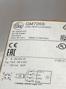 Plc Gimc-4045-us/20ssd (gm705s) Inductive <strong>Sens</strong> Fail Safe 4-20mm <strong>R</strong> 19.2-30vdc Nib for Warranty Product - Product Image 2