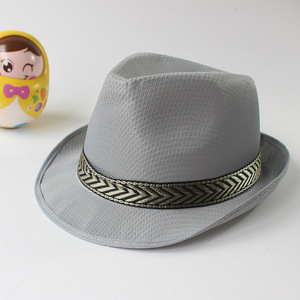 Style parental été séchage rapide enfants Jazz casquettes chapeaux Panama Fedoras extérieur Sunhat Performance chapeau Chapeau couvre-chef pour enfant - Product Image 5