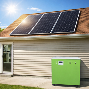 Système d'énergie solaire tout-en-un pour éclairage et alimentation hors réseau municipal 6 kW WON-SESS-AP6000W pour la maison 100 - Product Image 1