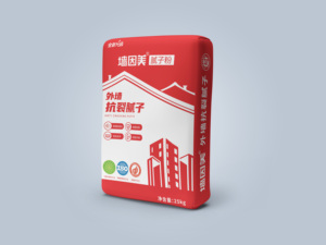 Poudre de mastic mural extérieur anti-fissures de qualité commerciale QYM, à base de gluconate de sodium, résistante aux intempéries, écologique, pour enduit de finition extérieur - Product Image 1