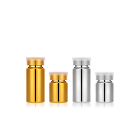 Vente chaude Mini Flacon En Verre 5ml 10ml Or Argent Lyophilisé Flacons D'injection pour Soins De La Peau Sérum Stock Direct
