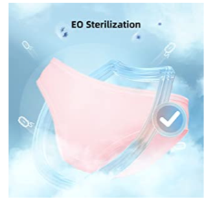 ชุดชั้นในสตรีผ้าฝ้ายแท้แบบใช้แล้วทิ้งกางเกงชั้นในสำหรับเดินทาง (5ชิ้น /Pk) - Product Image 5