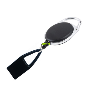 Venta al <span class=keywords><strong>por</strong></span> <span class=keywords><strong>mayor</strong></span> de silicona encendedor titular con mosquetón carrete insignia retráctil Correa - Product Image 3
