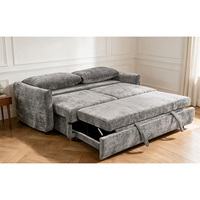 Canapé-lit 3 places en velours de conception européenne OEM avec rangement, écologique, pour salon, canapé de luxe pour salon