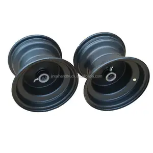 garden mower rim 8x7 rubber wheel steel rims 18x8.50-8 with roller bearing