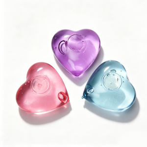 <b>Heart</b> <b>Shaped</b> Slow Rising Sensory Fidget Squishy Toys Needoh Nice Cube Stress Decompression Toy for Kids - Product Image 2