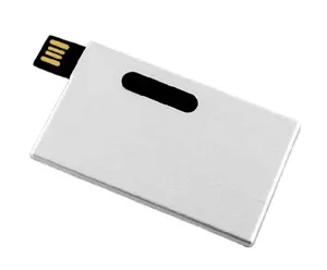 WES Customized Retractable Sliding Metal business credit card USB Flash memory stick pendrive for promotions gifts advertising