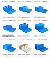 Caisse de rangement pour œufs en plastique pliable avec design en maille, caisse de transport en plastique ventilée pliable