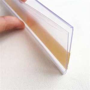 हिंज के साथ लचीला प्लास्टिक पकड़ साइन धारक - Product Image 1