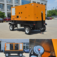 Générateur diesel Cummins avec cabine d'encastrement 100 Kva, prix du générateur diesel automatique 80kw, générateur d'énergie de secours