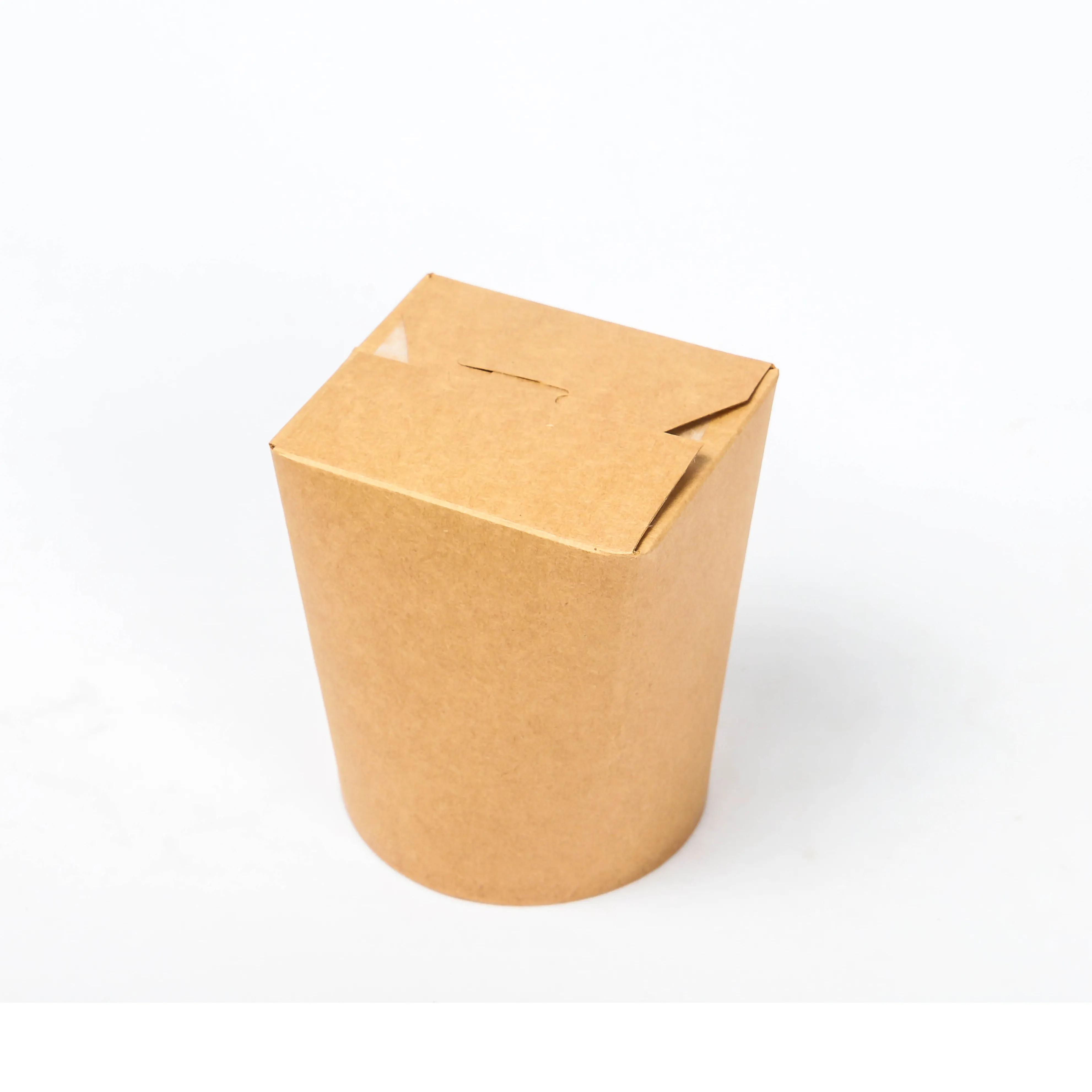 Barato al por mayor para llevar embalaje de calidad alimentaria Kraft precio razonable fabricantes de cajas de papel OEM