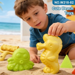 Set di 27 stampi per scavare nella sabbia, giocattolo da spiaggia personalizzato, adatto ai bambini per giocare sulla spiaggia e divertirsi, un giocattolo educativo. - Product Image 6