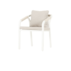 Ensemble de salle à manger extérieure moderne 7 pièces avec mobilier d'extérieur confortable à cadre en aluminium durable - Product Image 5