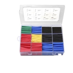 Kit de tubos termo retráteis, kit de tubos termo com caixa (5 cores/12 tamanhos), 560 peças - Product Image 1