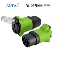 Adaptateur d'alimentation EV AOTAI Type 2 vers prise universelle, station de recharge EV vers prise AC multifonction, adaptateur d'alimentation EV