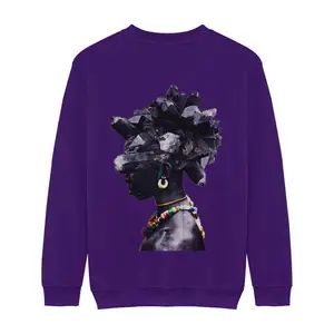 남성 크루 넥 스웨터 제조 업체 여성용 풀오버 스웨터 보라색 운동복 까마귀