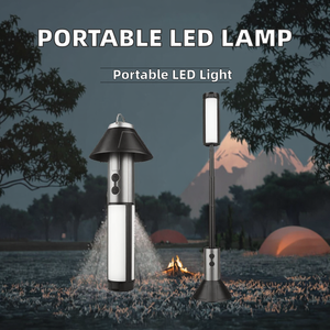 Lampe LED portable de haute qualité, nouvelle et populaire, avec poignée, pour PC, éclairage d'urgence, jardin, nuit, camping - Vente en gros - Product Image 2