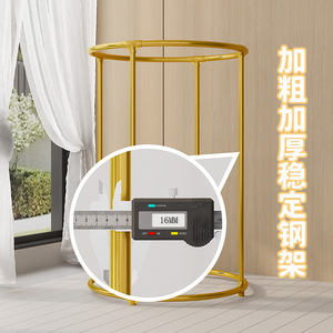 Perchero plegable de acero al carbono con ruedas para ropa, organizador de armario para dormitorio u hotel, disponible en EE. UU. - Product Image 2