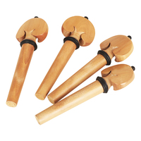 Violin Accessories Boxwood 4-piece Set