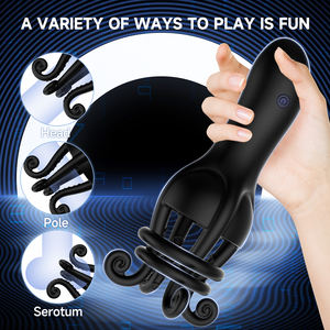 Copa de masturbación eléctrica para lamer la lengua para hombres 2 en 1 juguete sexual estimulador de empuje masturbador masculino adultos juguetes sexuales para hombres - Product Image 6