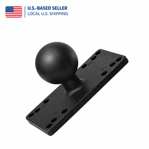 Plaque de montage universelle en aluminium Velpaw pour sondeur de pêche, support d'électronique marine pour affichage GPS et sonar de bateau - Product Image 1