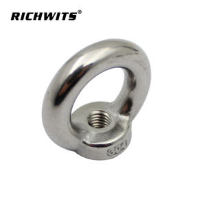 Écrous à œil RICHWITS DIN582 en acier inoxydable, écrous à anneau de levage pour câbles en acier, durables et résistants à la corrosion - Product Image 5