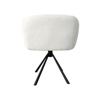 Chaise de salle à manger de style italien moderne et luxueux, rembourrée avec dossier, pour salon, chambre, bureau, meubles de maison