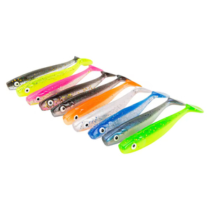 Leurre souple en PVC The Brave, leurre nageur artificiel 2,1g 65mm <span class=keywords><strong>sans</strong></span> hameçons, optimisé pour <span class=keywords><strong>la</strong></span> pêche au bar en rivière, lac, ruisseau, océan, plage - Product Image 6