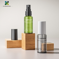 Flacon pulvérisateur en plastique de 30ml Flacon distributeur de lotion de style luxueux pour les soins de la peau et l'emballage cosmétique Logo personnalisé disponible