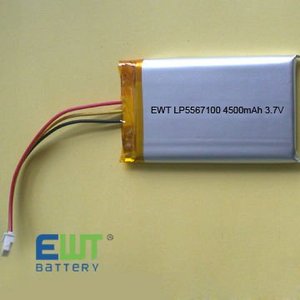 EWT LP5567100 <span class=keywords><strong>3</strong></span>.7V 4500mAh 리튬폴리머 배터리 (16.65Wh, 70g) <span class=keywords><strong>3</strong></span>선 사전 배선 완료, 야외 전원 및 휴대용 통신용 - Product Image 4