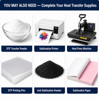 Papier de transfert par sublimation format A4 (8,27 x 11,69 pouces) 100 g/m², 100 feuilles, impression instantanée, pour vêtements, logo, tasses
