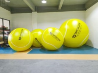 Ballon de cricket gonflable géant personnalisé avec logo LED, ballon sportif surdimensionné pour tournoi de cricket/activation de marque/promotion de vente au détail