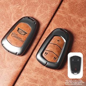 جراب حماية لمفاتيح السيارة من الجلد ثلاثي الأبعاد مناسب لـ XT5 XT4 XT6 XTS CT4 CT5 CT6 ATSL SRT GT4 كسوة مفاتيح للسيارات - Product Image 5