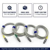 Harnais de connecteurs pour centre de données haute densité 2-40 broches en laiton plaqué or avec verrouillage par vis, 5000 cycles de couplage, étanche IP68, OEM ODM