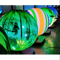 Pantalla LED flexible personalizada suave P1.5 P1.8 P2 P2.5 P3 P4 para interiores para publicidad