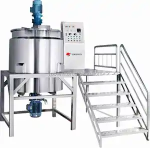 Muti-function Blending Reactive hair gel Mixer emulsifi mix tank liquid soap mixing tank homogenizer mixing tank with heater