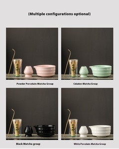 Handmade Traditional Porcelain Matcha <strong>Tea</strong> Bowl with Pour Spout <strong>White</strong> Matte Glaze Stocked <strong>Set</strong> for <strong>Tea</strong> Ceremony - Product Image 5
