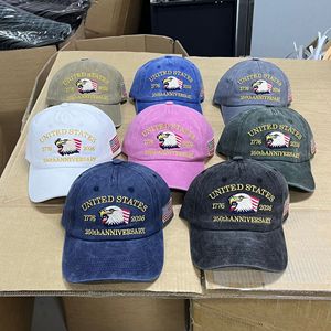 Casquette de baseball du 250e anniversaire des États-Unis, chapeau brodé imprimé en 3D transfrontalier, chapeau du 250e anniversaire en stock - Product Image 3