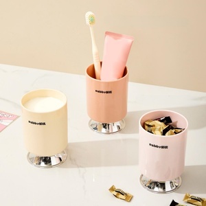 Custom Logo Portable Multifunctional Wash Set <b>Toothbrush</b> Containers <b>Case</b> Travel Business Dustproof High Footed <b>Toothbrush</b> Cup - Product Image 1