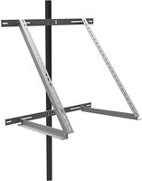 Supports photovoltaïques, système de montage solaire lesté, structure de support au sol, anodisé, résistance au vent 60 m/s, résistance à la neige