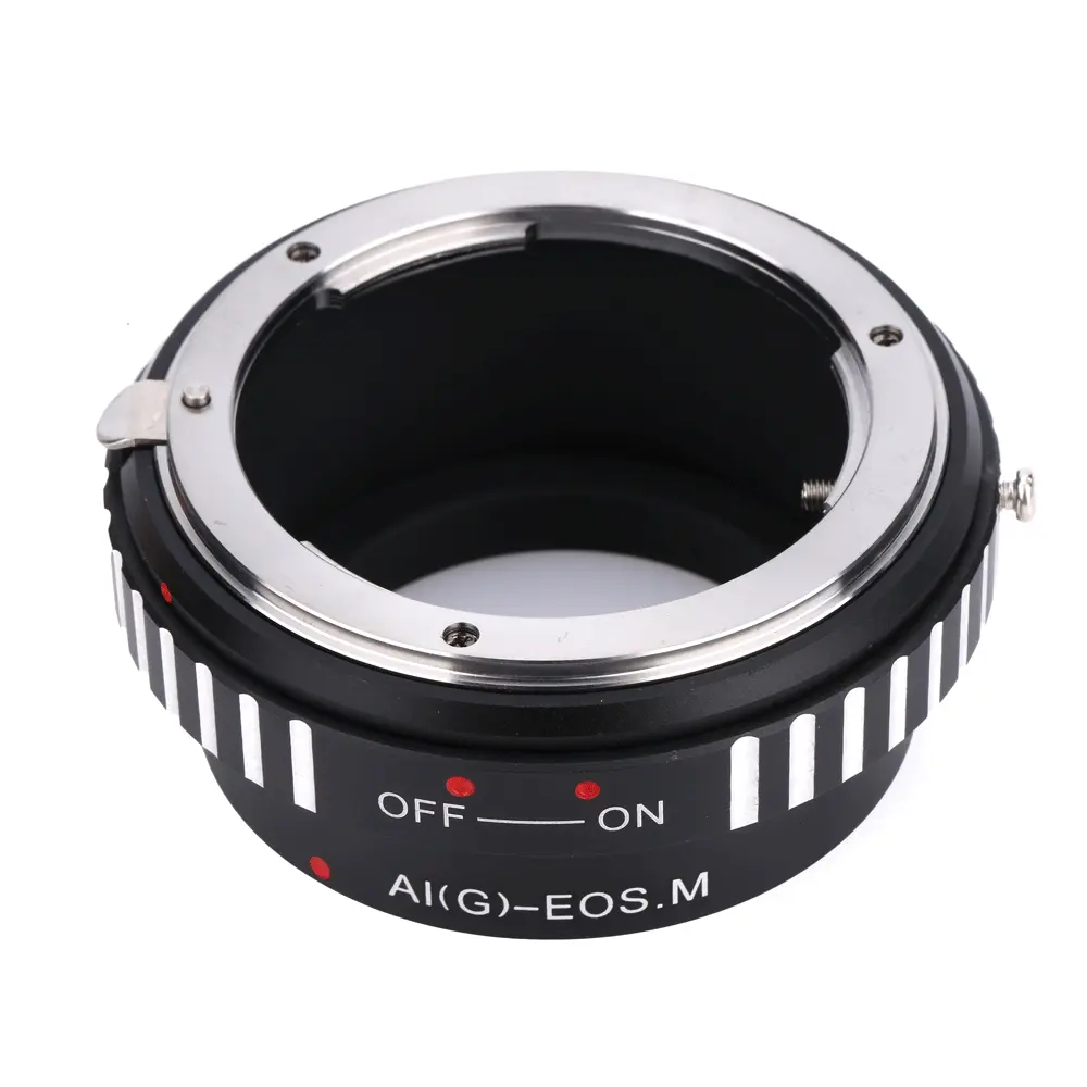 Lens Adapter Ring AF Confirm Chip for Canon 5D III II 6D 7D 70D Cameras to Nikon AI G Lens