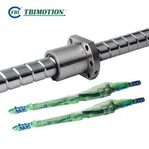 ไต้หวันต้นฉบับ TBI Motion SFU1605 บอลสกรูน็อตสกรูลวดตะกั่วพร้อมปลายกลึงสําหรับระบบอัตโนมัติ