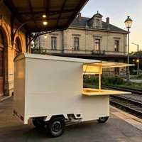 Chariots alimentaires sur mesure et camions de restauration rapide mobiles multifonctionnels fabriqués par des fabricants pour des services de restauration de rue pratiques.