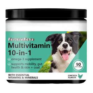 Suplemento Dietético Multivitamínico 10 en 1 para Gatos, Salud de la Piel y el Pelo, 90 Masticables Blandos, Venta Directa de Fábrica, Exportación Transfronteriza - Product Image 1
