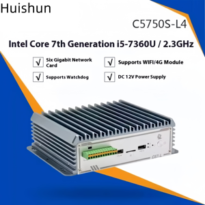 Huishun C5750S-L4 Gigabit 6 cổng mạng máy tính công nghiệp với Dual nối tiếp mềm định tuyến và nhúng máy-trong kho - Product Image 4