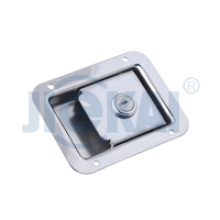 Serrures de porte de boîte à outils de camion encastrées en acier inoxydable 304 Jiekai SC410, verrou à palette
