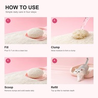 Pasir Kucing Tepung Singkong Segar Tanpa Biji & Bahan Pengisi Hipoalergenik Pasir Kucing Aman untuk Anak Kucing & Kucing Sensitif