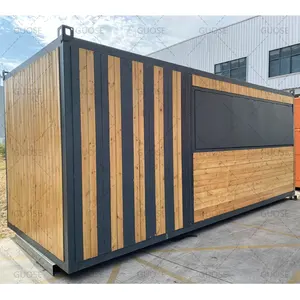 Hot Dipped Steel Structure Storage Warehouse Offices Coffee Shop Shipping Container House