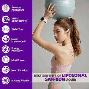 Extrait de Safran Liquide Oral <span class=keywords><strong>pour</strong></span> Adultes avec L-Théanine, Camomille, Vitamines C, B6, <span class=keywords><strong>B12</strong></span> et D3 – Gouttes <span class=keywords><strong>pour</strong></span> l'Immunité, l'Énergie et le Sommeil - Product Image 6