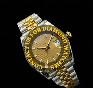 นาฬิกาข้อมือดีไซน์เนอร์ยอดนิยม หน้าปัดสีเหลืองทรงกลม สายสแตนเลส เหมาะสำหรับธุรกิจหรือการเดินทาง มีจำหน่ายในปริมาณมาก - Product Image 3